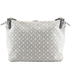 二手LOUIS VUITTON Ballad PM Monogram Idylle 手提包，帆布单肩包 M40574，Uncle，2012，灰色/海军蓝，SA0122，单肩/手提包，A4，拉链，女士。