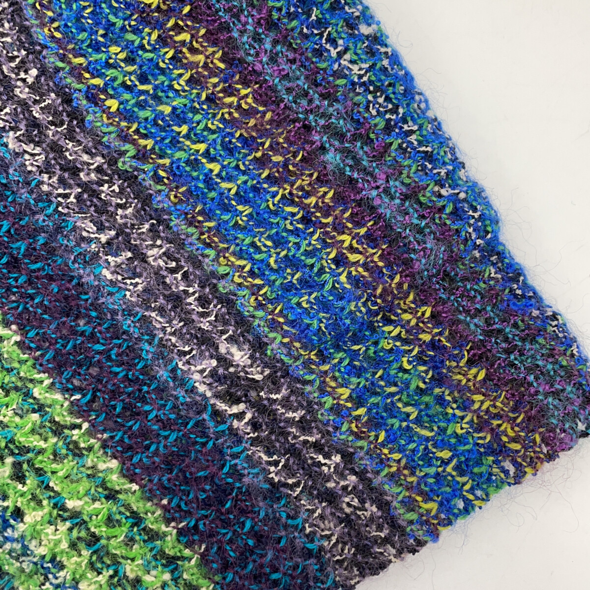 ミッソーニ ｸﾞﾘｰﾝ系 ﾏﾙﾁｶﾗｰ ｳｰﾙ×ﾓﾍｱ ﾆｯﾄｼﾞｬｹｯﾄ 44【中古】 | 日本二手