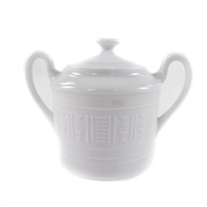 愛馬仕愛琴海系列白色糖罐，附原廠盒，女士款，品相極佳。