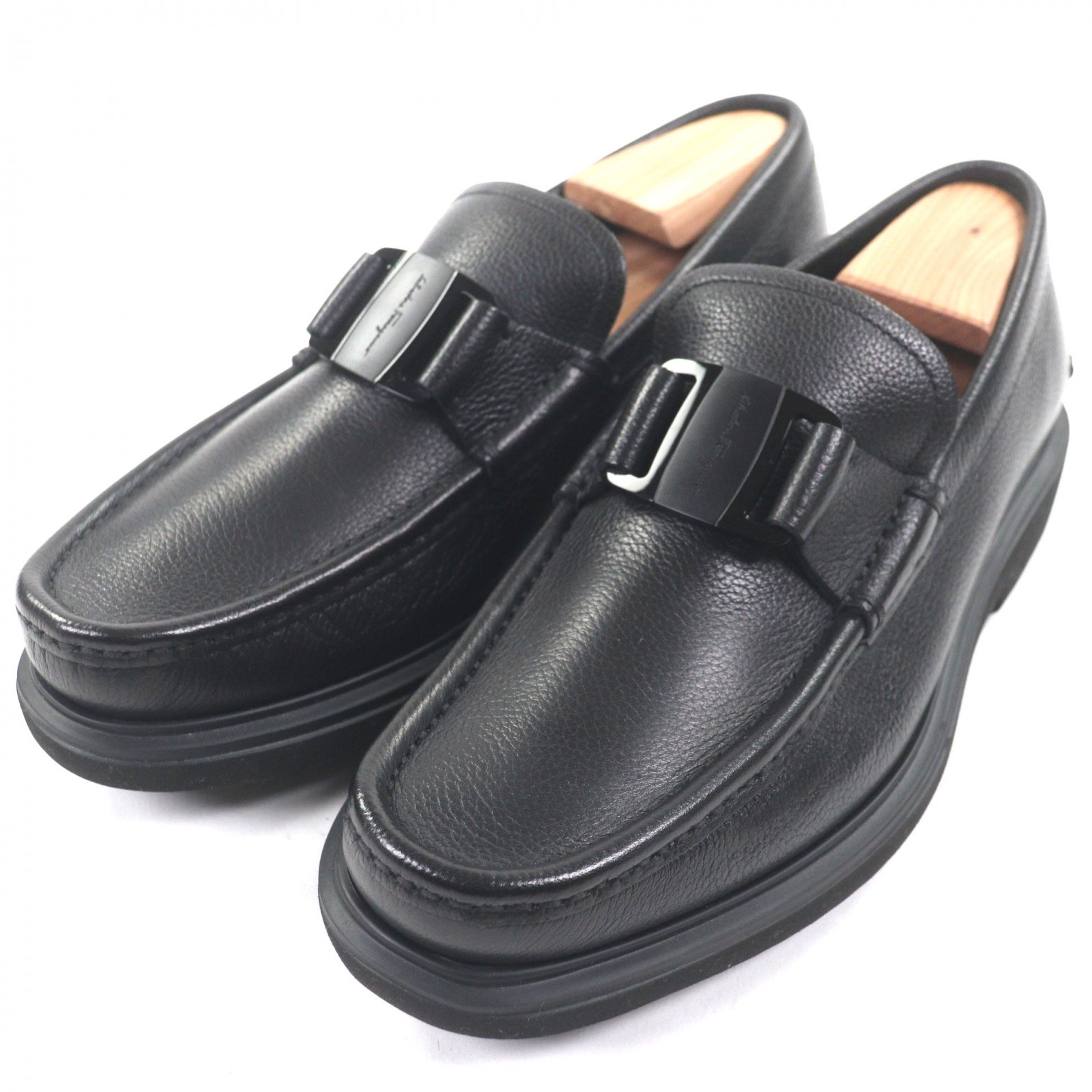 極美品 Salvatore Ferragamo サルヴァトーレ フェラガモ 二つ折り財布 