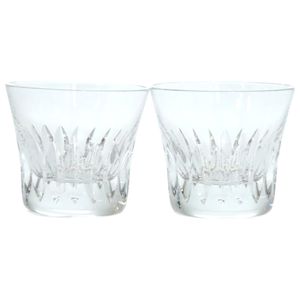 全新未使用Baccarat250週年紀念版水晶淨CLEAR玻璃一對 0311 [二手]