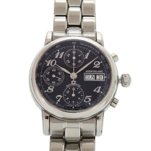 成色極佳的萬寶龍 Meisterstück 不鏽鋼黑色錶盤自動腕錶 0429 [二手]MONTBLANC