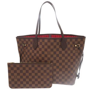 Unused Louis Vuitton Neverfull MM Damier N40599 Braun Tote Bag LV 0583 [Pre-owned] LOUIS VUITTON