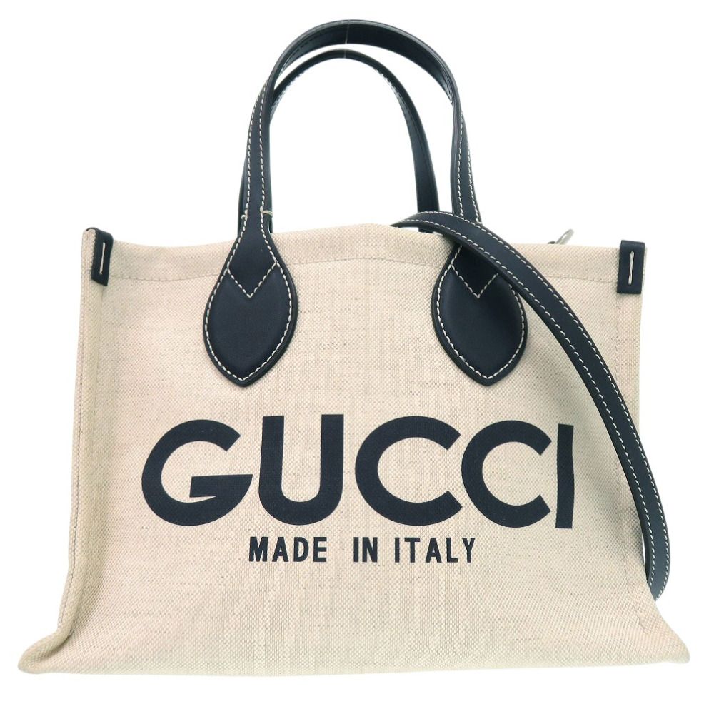 Like new Gucci 2-way Print Medium Tote Bag 772144 Canvas 
