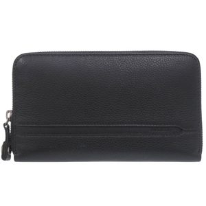 Like new Bvlgari Octo 36968 calf leather black long wallet  display picture 1
