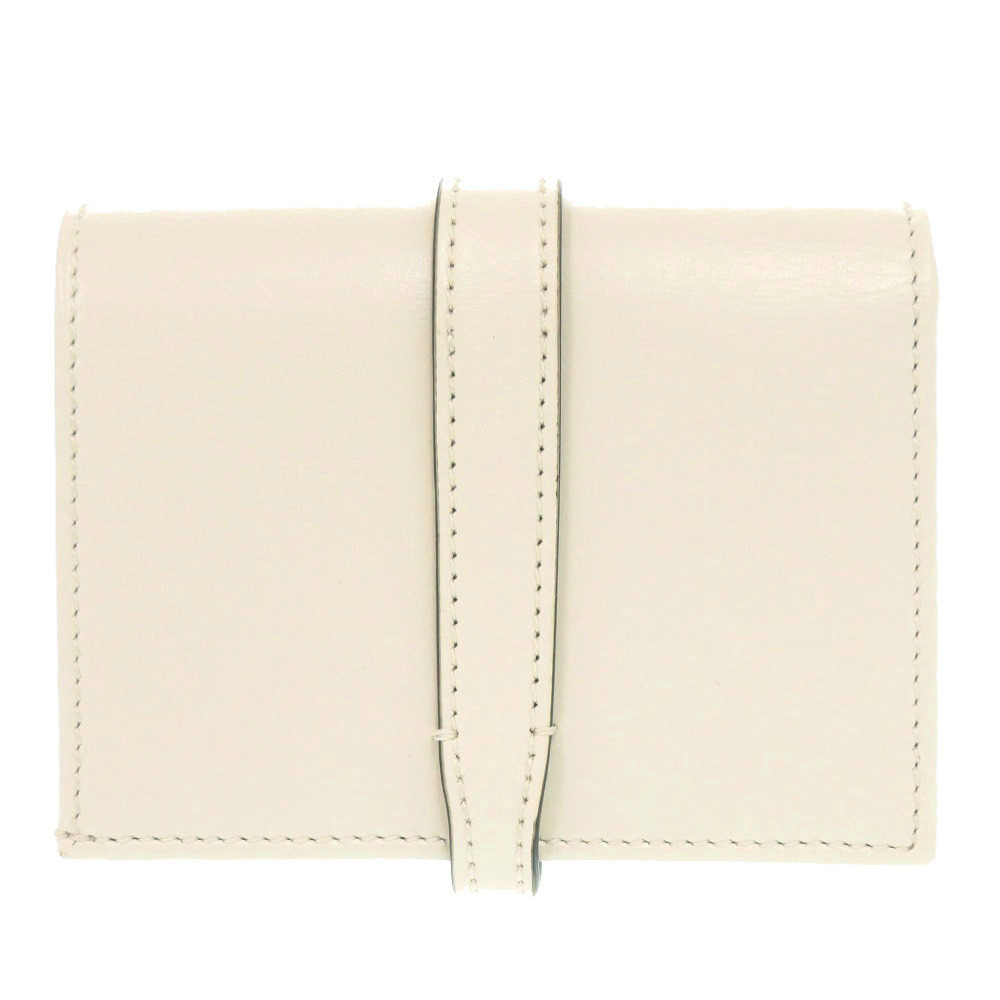 新品同様 グッチ ジャッキー1961 645536 レザー アイボリー系 二つ折り財布 1093【中古】GUCCI GUCCI】グッチ『ジャッキー 1961 カードケース ウォレット』645536