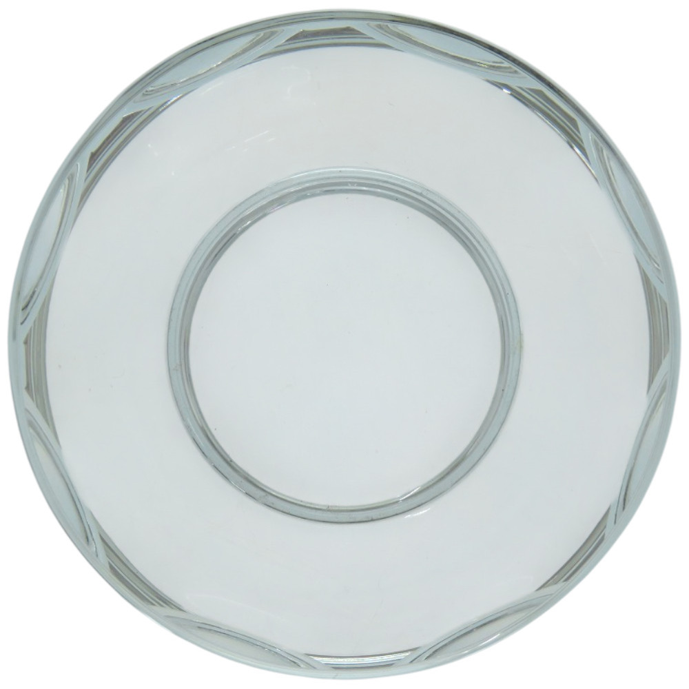 Like new Hermès candle set, SAINT LOUIS POUR HERMES, glass CLEAR