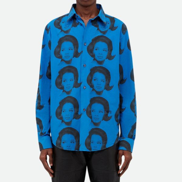 WALES BONNER 2025 Autumn/Winter Theaster Gates Edition Selah Shirt WALES BONNER 2025 Autumn/Winter Theaster Gates Edition Selah Shirt