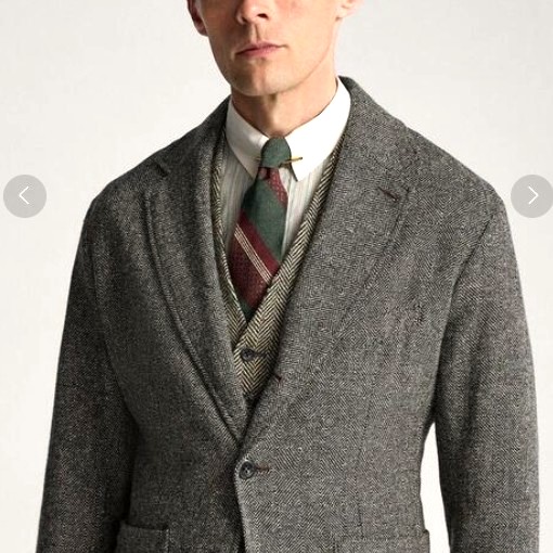 RRL ダブルアールエル アンコンストラクテッド ヘリンボーン スポーツコート 782944777001 M Greige Double RL ヘリンボーン ジャケット 定価143,000円 アウター【中古】【RRL】 RRL ダブルアールエル アンコンストラクテッド ヘリンボーン スポーツ