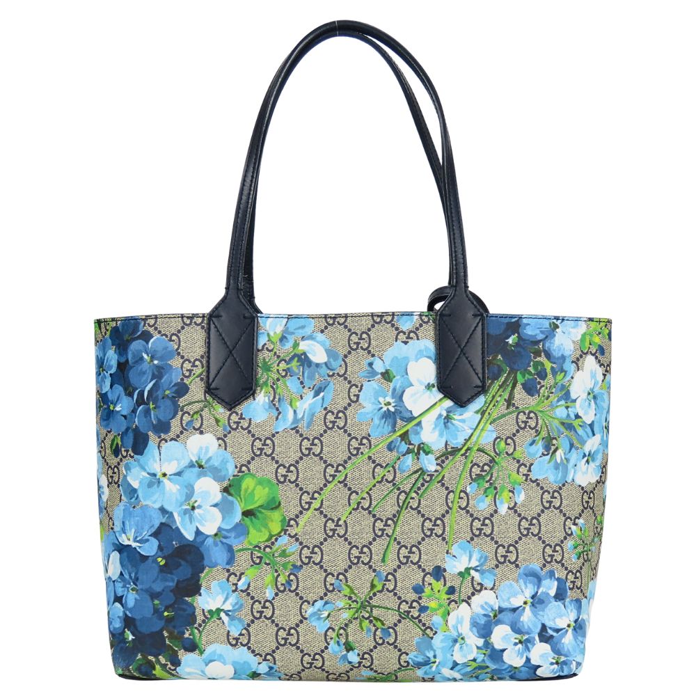 Pre-owned Gucci GG Blooms tote bag in GG Supreme canvas and