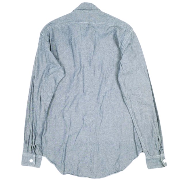 Engineered Garments WORKADAY エンジニアードガーメンツ ワーカデイ アメリカ製 Utility Shirt - Cotton Chambray シャンブレー ユーティリティーシャツ S BLUE 長袖 ワーク トップス【中古】【Engineered Garments WORKADAY】 Engineered Garments WORKADAY Made in USA Utility Shirt - Cotton