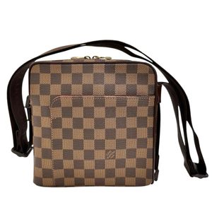 LOUIS VUITTON/ Louis Vuitton Olaf PM Damier N41442ブラウンDamier 帆布肩背包，男女通用 [二手]