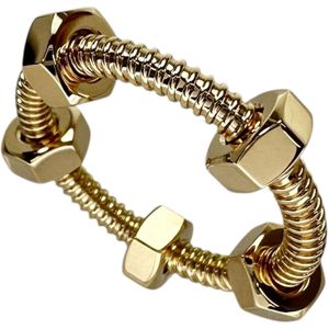 二手卡地亚 Ecrude 戒指，8 号，18k 金，7.7 克，#48，女士款。