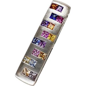 Jeunet 多彩蓝宝石 0.81 克拉尖晶石超越top，5.2 克，女士款 [二手]