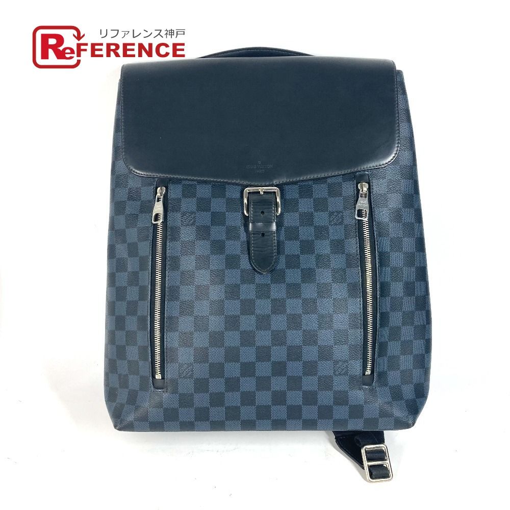louis vuitton cobalt backpack Damier Matchpoint 1777632 FASHIONPHILE and interior slip compartments Louis Vuitton Discovery Backpack Damier