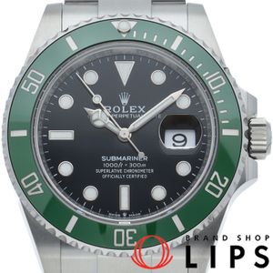 Rolex Submariner Date Green Watch 126610LV, Black Stainless Steel Men's Watch, Excellent Condition, Box and Warranty Card [Brand New]