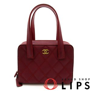 香奈兒野性縫線手提包 A20665 小牛皮女士手提包
RED[已使用]
