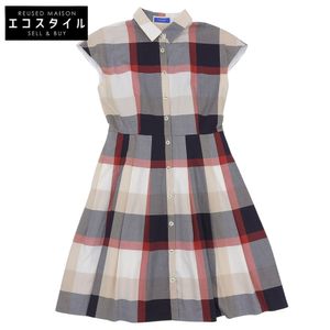 Blue Label Crestbridge Cotton Checkered Docking Dress, Multicolor, Color 38, 55J35-716 (Pre-owned)