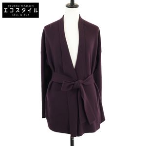 Loro Piana [Domestic Authentic] FAI8519 100% Baby Cashmere Belted Knit Cardigan, Size 40 [Pre-owned]