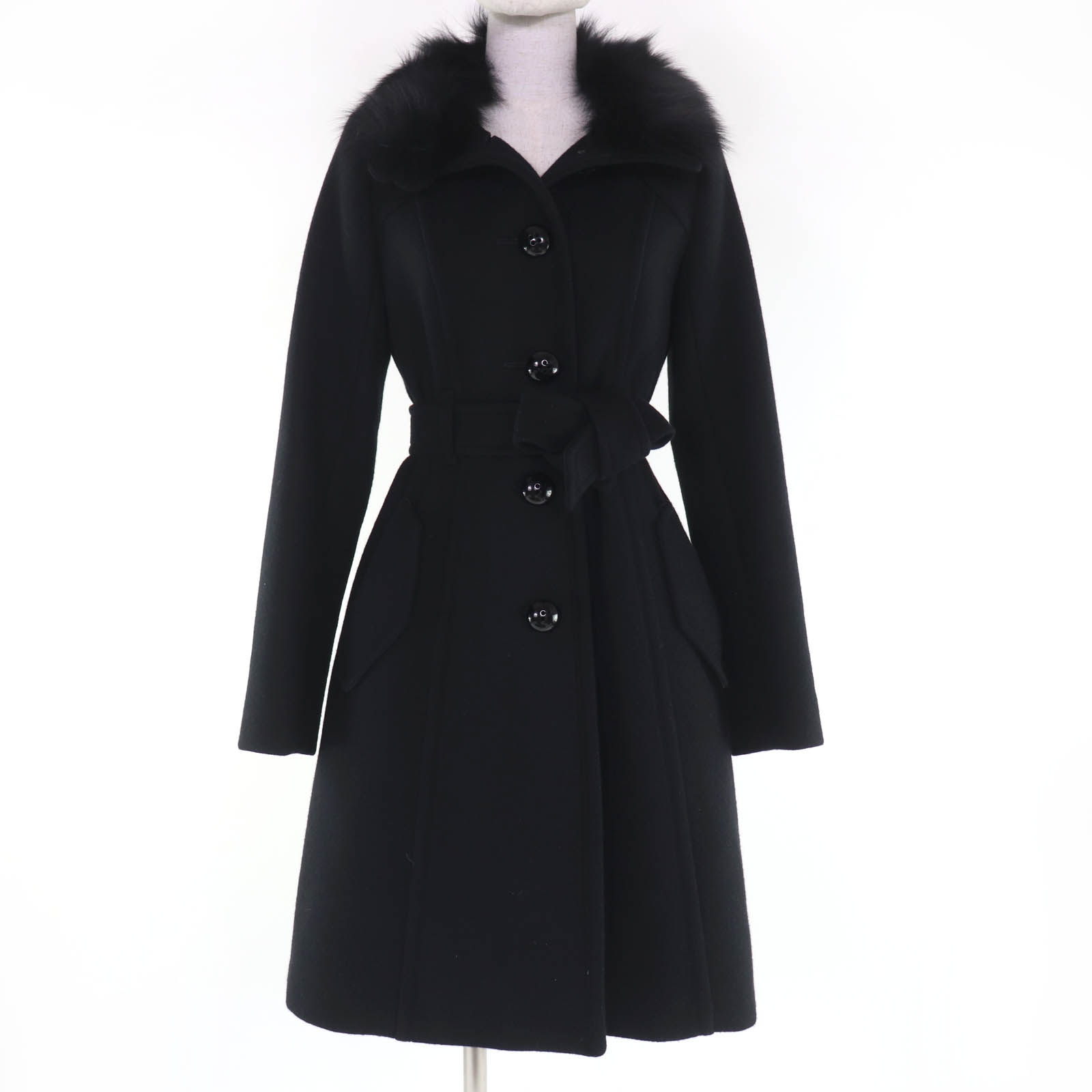 BURBERRY 美品 BURBERRY BLACKLABEL ブラック ドット ネクタイ シルク