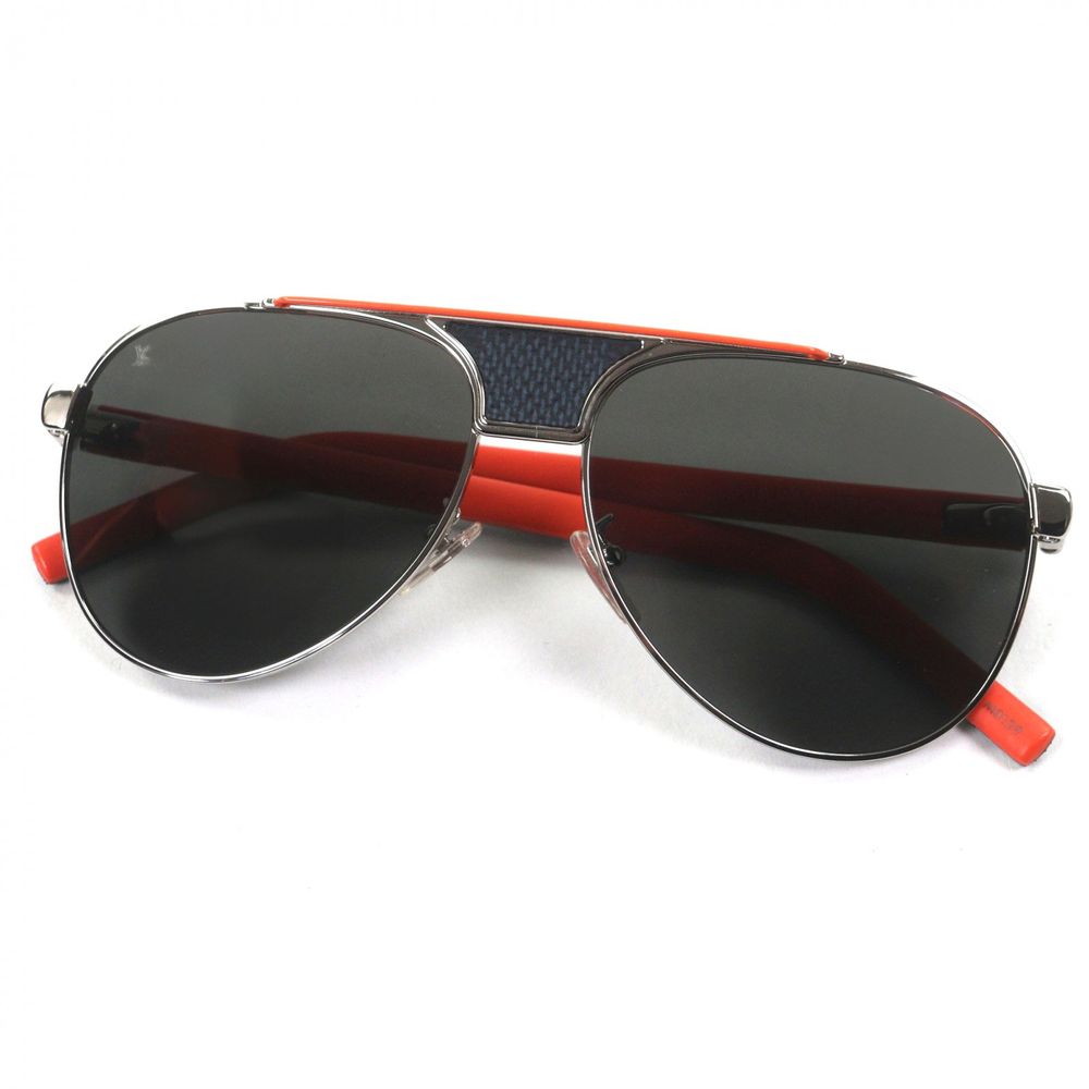 Louis Vuitton Pilot Sunglasses & Case | Excellent Condition LOUIS VUITTON Conspiracy Pilot Damier Canvas Sunglasses  main image 3