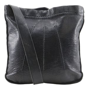 二手爱马仕 Toudu 单肩包，黑色皮革，斜挎包，按扣开合，女士款。