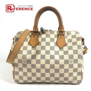 LOUIS VUITTON DU0193 Damier Azur Speedy Bandouliere 25 Handbag