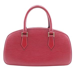二手LOUIS VUITTONJasmine 手提包 M52087，Epi 皮革，卡斯蒂利亚RED， 1998 年。红色，TH0918。双拉链。女士。