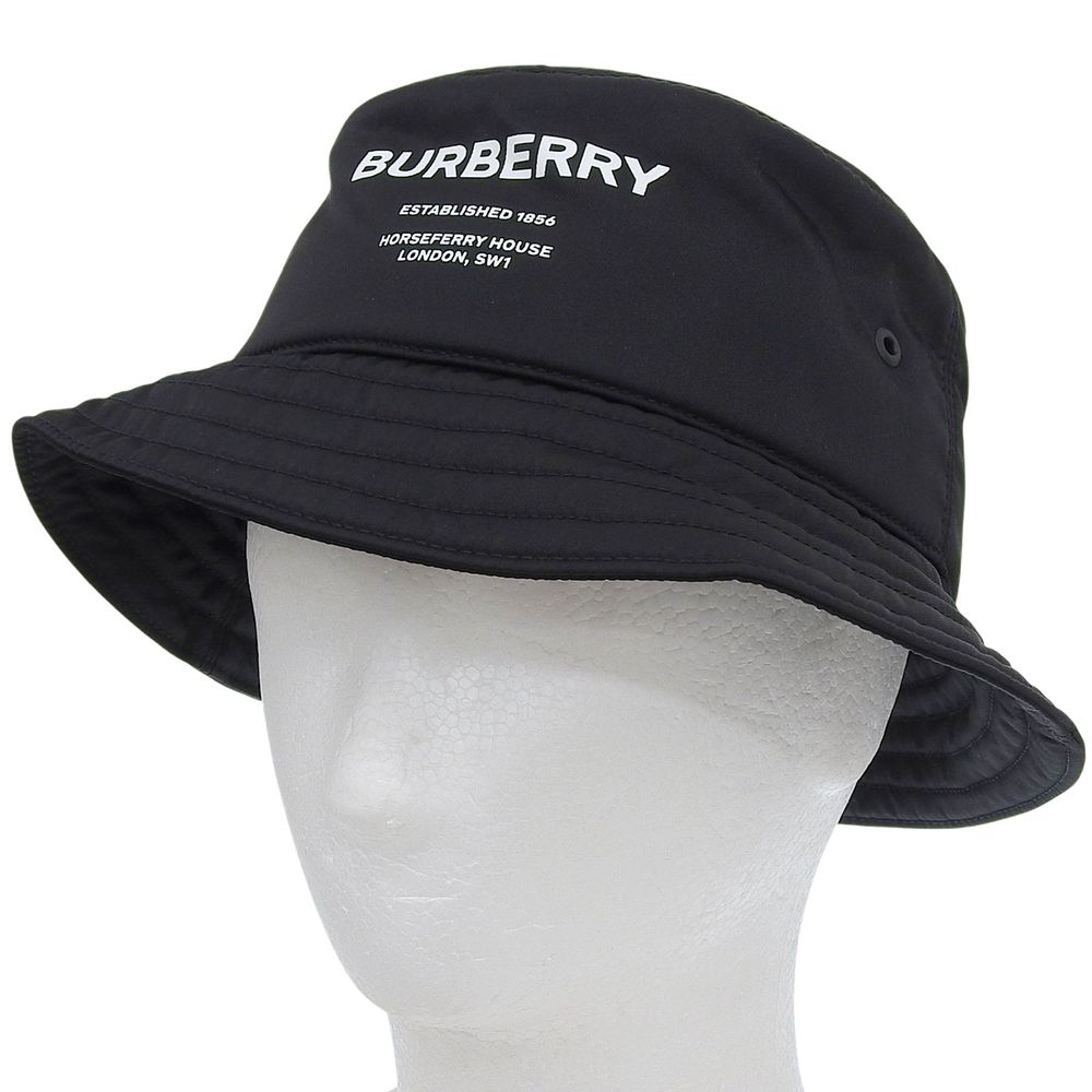 Excellent condition: BURBERRY Horseferry logo print bucket  display picture 1