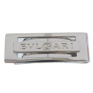 Excellent condition BVLGARI SV925 silver money clip with Plate , box and dust bag included, made in Italy, weight 25.97g, men's
