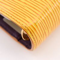 二手LOUIS VUITTONAgenda GM 筆記本封套，Epi 皮革，2001 年，黃色，SP0091，按扣閉合，男女通用。