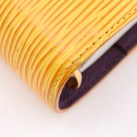 二手LOUIS VUITTONAgenda GM 筆記本封套，Epi 皮革，2001 年，黃色，SP0091，按扣閉合，男女通用。