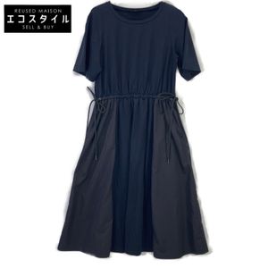 Untitled BC153-56602JJ Navy Rayon Short Sleeve Dress 2 [Used]