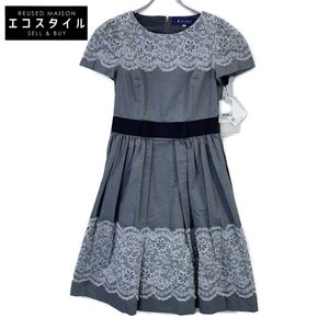 M's Gracie Gray Flare Dress with Ribbon [Used]