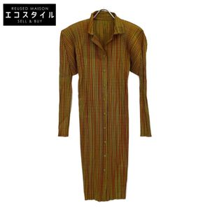 Pleats Please PP72-JK425 Check Shirt, Size 3 (Pre-owned)