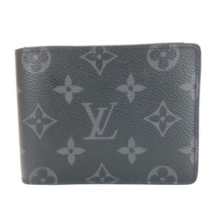 Pre-owned Louis Vuitton Portefeuille Multiple Billfold in Monogram Eclipse