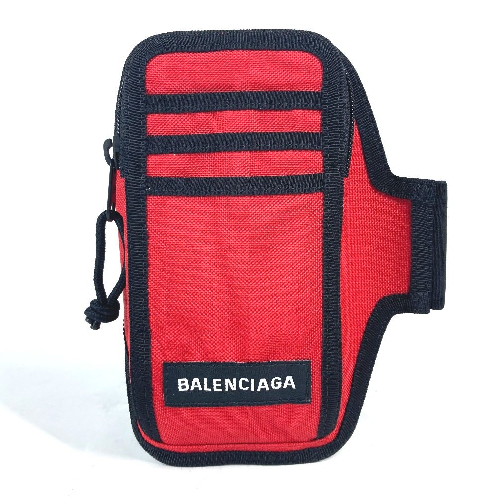未使用　バレンシアガ　エクスプローラー アーム フォンホルダー レッド BALENCIAGA Explorer Arm Phone Holder Pouch | 日本二手精品 ｜ DOKODEMO