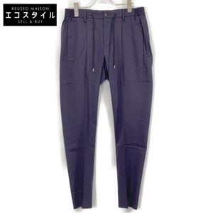 Jabs Archivio [Ring Exclusive] A5070A Purple MASACCIO Wool Stretch Saxony One-Pleat Pants, Size 46 (Pre-owned)
