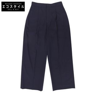 Maria McManus Men's Navy Wide-leg Slacks with Center Press - Pre-owned