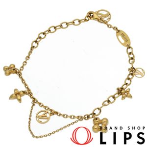 Louis Vuitton Blooming Bracelet M64858 (Wrist circumference: approx. 18cm, Width: approx. 0.3cm) GP Excellent condition [Pre-owned]