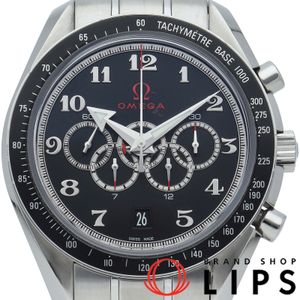 Omega Speedmaster Broad Arrow 5-Counter Chronograph 44.25mm Olympic Collection Speedmaster Broad Arrow Olympic Timeless Collection 321.30.44.52.01.002 Stainless Steel Men's Watch, Black, Polished, Excellent Condition [Pre-owned]