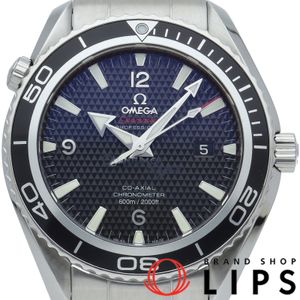 Omega Seamaster Planet Ocean Co-Axial 45.5mm 007 Limited to 5,007 pieces worldwide Seamaster Professional 600 Planet Ocean Quantum of Solace 007 222.30.46.20.01.001 Stainless Steel Men's Watch Black Polished Excellent Condition [Pre-owned]