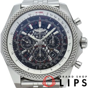 Pre-owned Breitling Bentley B06 Chronograph 49 (AB0611/AB061112/BC42) with box and warranty. Stainless steel men's watch, black, polished, excellent condition.
