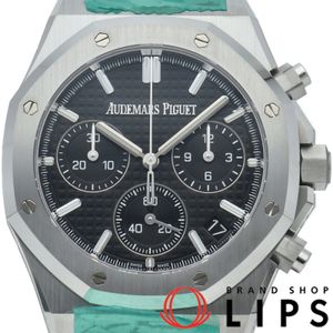 Audemars Piguet Royal Oak Chronograph 41mm 50th Anniversary Limited Edition Royal Oak Chronograph 26240ST.OO.1320ST.02, comes with box and warranty card, stainless steel men's watch, black, excellent condition [New]