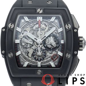 Hublot Spirit of Big Bang Black Magic 641.CI.0173.RX Men's Watch, Ceramic/Rubber, Transparent, Excellent Condition, Box and Warranty Card [Pre-owned]