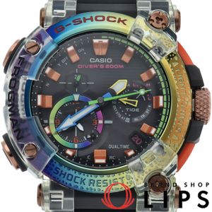Pre-owned Casio G-SHOCK Frogman Borneo Rainbow Toad G-SHOCK Frogman GWF-A1000BRT-1AJR, Resin/Rubber Men's Watch, Black, Excellent Condition, Box and Warranty Card