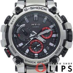 Pre-owned Casio G-SHOCK MT-G Solar Radio-Controlled Watch, G-SHOCK MTG-B3000-1AJF, Resin/Rubber Men's Watch, Black, Excellent Condition, Box, Warranty Card