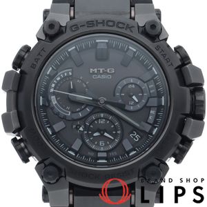 Pre-owned Casio G-SHOCK MT-G Solar Radio-Controlled Watch MTG-B3000 Series MTG-B3000B-1AJF, Resin/Rubber Men's Watch, Black, Excellent Condition, Box and Warranty Card