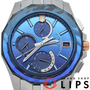 Casio Oceanus Manta Solar Radio-Controlled Watch, Limited Edition of 350 pieces worldwide, Oceanus OCW-S6000SW-2AJR, Box and Warranty Card Included, Titanium Men's Watch, Blue, Excellent Condition [New]
