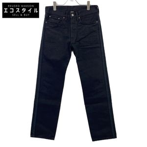 Double RL 782943824001 Black Straight Leg Button Fly Straight Denim Pants W29 x L30 [Pre-owned]